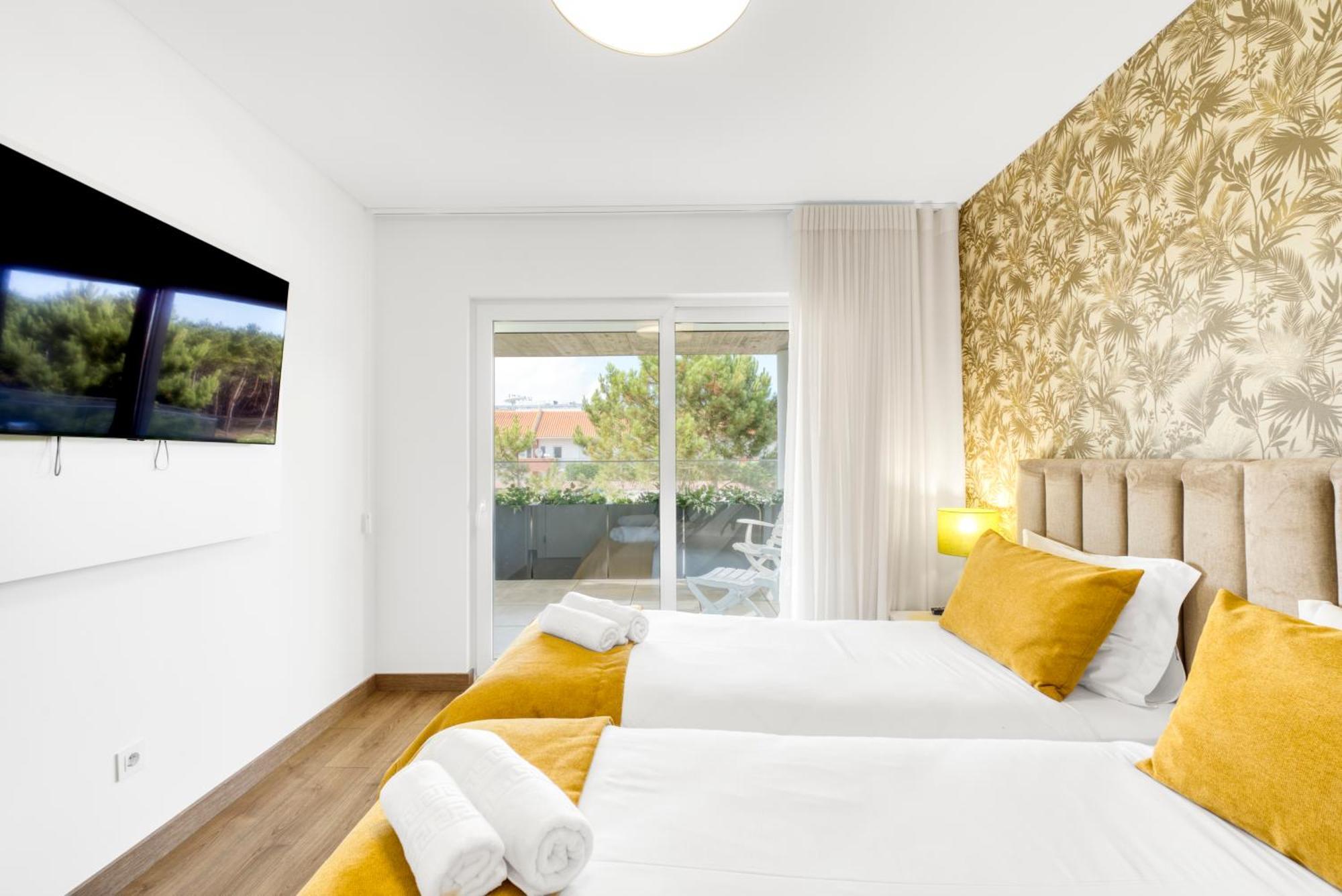 Mar A Vista - Condominium With Pool, Gym And Sea Views Nazaré Zimmer foto