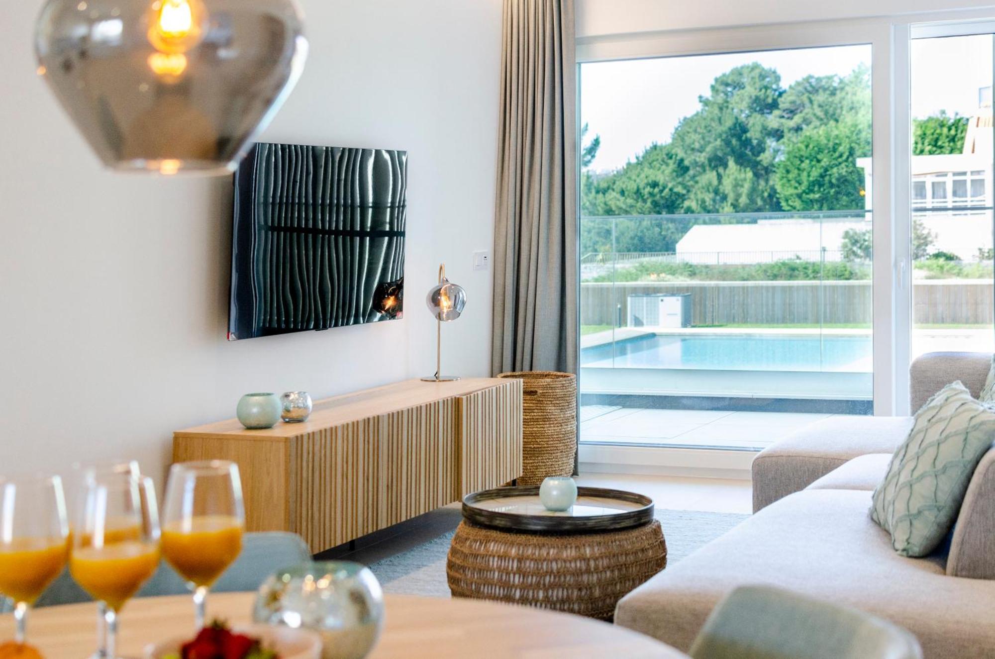 Mar A Vista - Condominium With Pool, Gym And Sea Views Nazaré Zimmer foto
