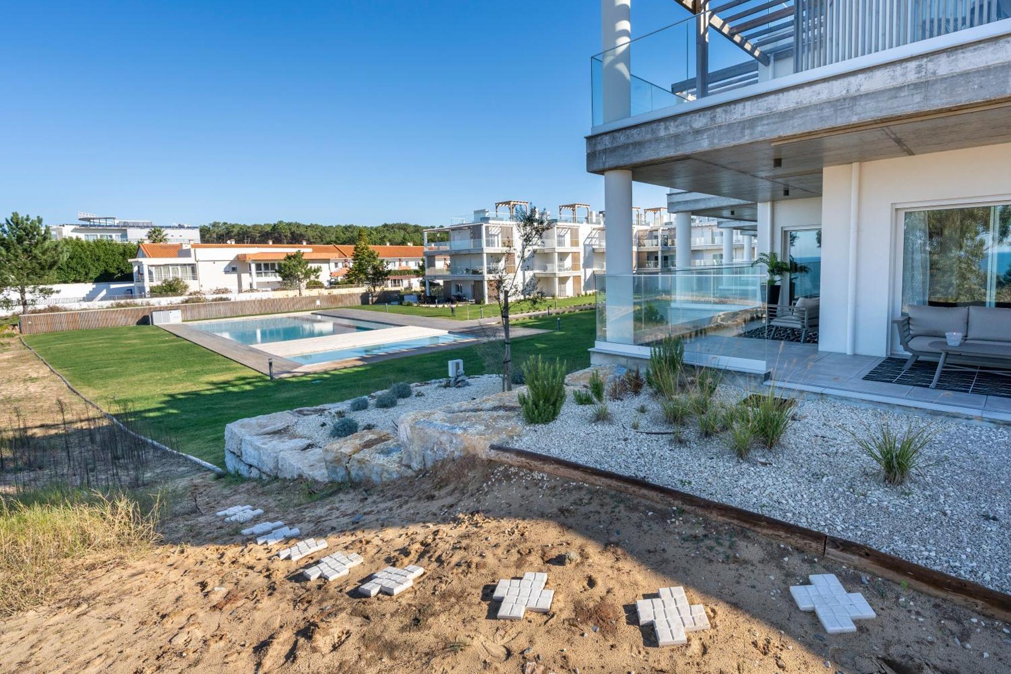 Mar A Vista - Condominium With Pool, Gym And Sea Views Nazaré Zimmer foto